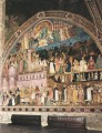 右壁のフレスコ画 クアトロチェントの画家アンドレア・ダ・フィレンツェ